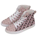 Pink Roses 02 Pink Roses 01 Women s Hi-Top Skate Sneakers View2