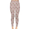 Pink Roses 02 Pink Roses 01 Inside Out Leggings View3