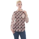 Pink Roses 02 Pink Roses 01 Women s Long Sleeve Pocket Shirt View1