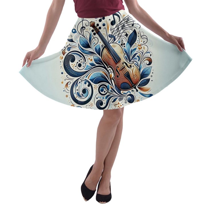 Cello A-line Skater Skirt