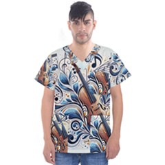 Cello Men s V-neck Scrub Top