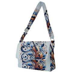 Cello Full Print Messenger Bag (l) by RiverRootz