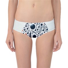 Abstract Drummer Classic Bikini Bottoms