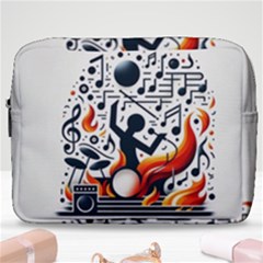 Abstract Drummer Make Up Pouch (large)