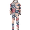 Waves Ocean Sea Water Pattern Rough Seas Digital Art Nature Nautical Hooded Jumpsuit (Men) View1