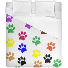 Pawprints Paw Prints Paw Animal Duvet Cover (california King Size) by Apen