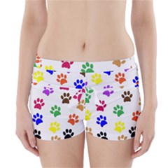 Pawprints Paw Prints Paw Animal Boyleg Bikini Wrap Bottoms