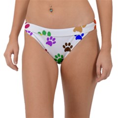 Pawprints Paw Prints Paw Animal Band Bikini Bottoms