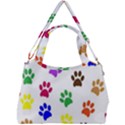 Pawprints Paw Prints Paw Animal Double Compartment Shoulder Bag View2