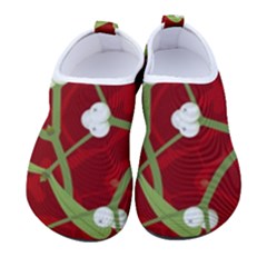 Mistletoe Christmas Texture Advent Kids  Sock-style Water Shoes