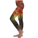 Pyramids Egypt Monument Landmark Sunrise Sunset Egyptian Kids  Lightweight Velour Classic Yoga Leggings View2