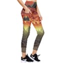 Pyramids Egypt Monument Landmark Sunrise Sunset Egyptian Pocket Leggings  View4