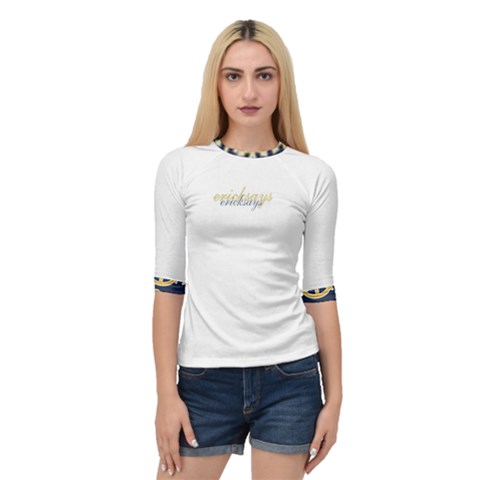 5253 Ericksays Quarter Sleeve Raglan T-shirt by tratney