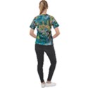 Abstract petals Women s Sport Raglan T-Shirt View2