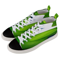 Golf Course Par Green Men s Mid-top Canvas Sneakers by Proyonanggan