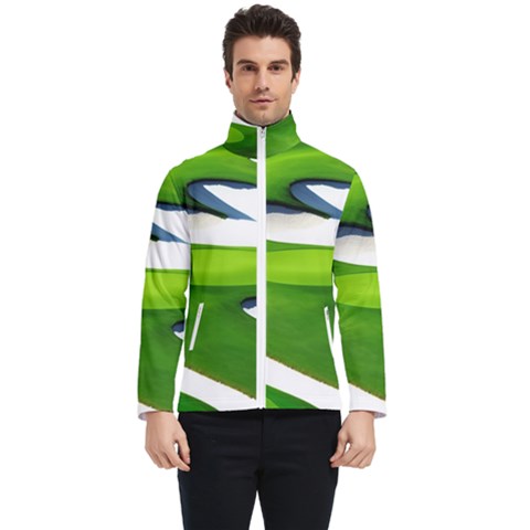 Golf Course Par Green Men s Bomber Jacket by Proyonanggan