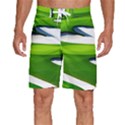 Golf Course Par Green Men s Beach Shorts View1