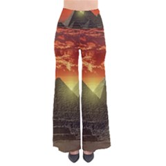 Pyramids Egypt Monument Landmark Sunrise Sunset Egyptian So Vintage Palazzo Pants by Proyonanggan