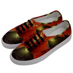 Pyramids Egypt Monument Landmark Sunrise Sunset Egyptian Men s Classic Low Top Sneakers by Proyonanggan