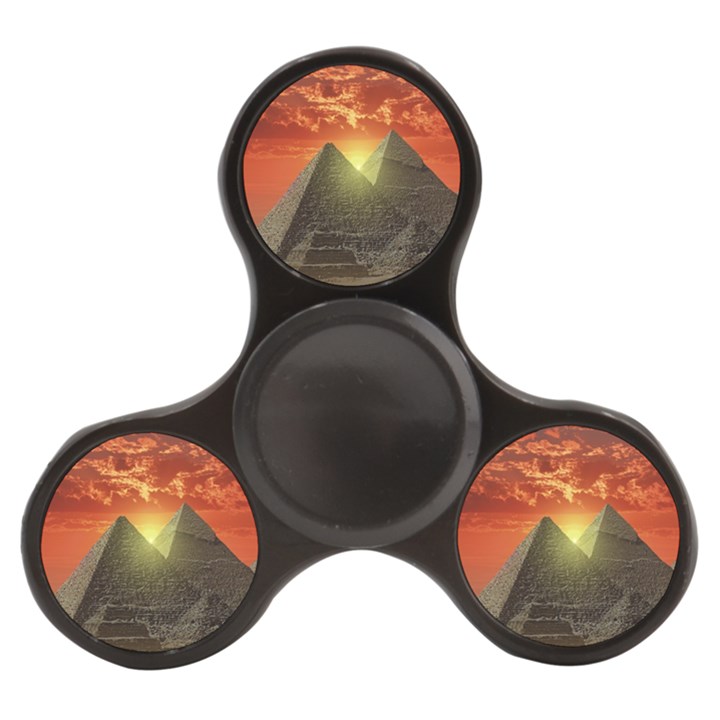 Pyramids Egypt Monument Landmark Sunrise Sunset Egyptian Finger Spinner