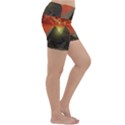 Pyramids Egypt Monument Landmark Sunrise Sunset Egyptian Lightweight Velour Yoga Shorts View3