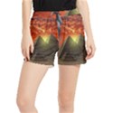 Pyramids Egypt Monument Landmark Sunrise Sunset Egyptian Women s Runner Shorts View1