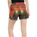 Pyramids Egypt Monument Landmark Sunrise Sunset Egyptian Women s Runner Shorts View2