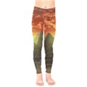 Pyramids Egypt Monument Landmark Sunrise Sunset Egyptian Kids  Classic Winter Leggings View1