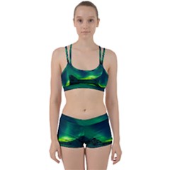 Iceland Aurora Borealis Perfect Fit Gym Set by Proyonanggan