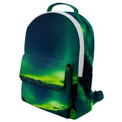 Iceland Aurora Borealis Flap Pocket Backpack (small) by Proyonanggan