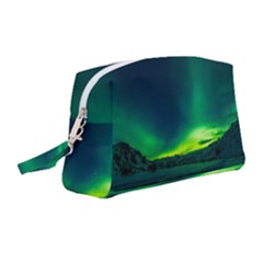 Iceland Aurora Borealis Wristlet Pouch Bag (medium) by Proyonanggan