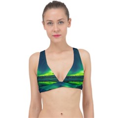 Iceland Aurora Borealis Classic Banded Bikini Top by Proyonanggan