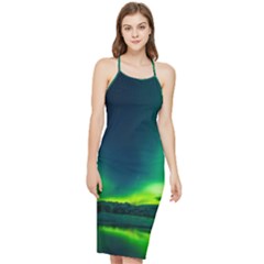 Iceland Aurora Borealis Bodycon Cross Back Summer Dress by Proyonanggan