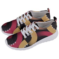 Circle Colorful Shine Line Pattern Geometric Men s Lightweight Sports Shoes by Proyonanggan