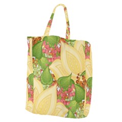 Pattern Texture Leaves Giant Grocery Tote by Proyonanggan