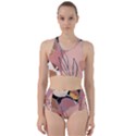 Abstract Boho Bohemian Style Retro Vintage Racer Back Bikini Set View1