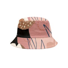 Abstract Boho Bohemian Style Retro Vintage Bucket Hat (kids) by Proyonanggan