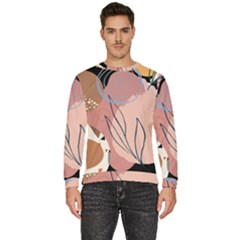 Abstract Boho Bohemian Style Retro Vintage Men s Fleece Sweatshirt by Proyonanggan