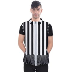 Stripes Geometric Pattern Digital Art Art Abstract Abstract Art Men s Puffer Vest by Proyonanggan