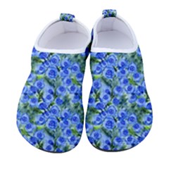 Blue Roses Garden Kids  Sock-style Water Shoes by charmflower