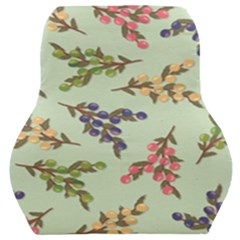 Berries Flowers Pattern Print Car Seat Back Cushion 