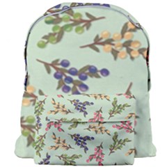 Berries Flowers Pattern Print Giant Full Print Backpack