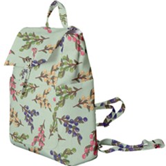 Berries Flowers Pattern Print Buckle Everyday Backpack