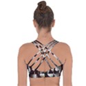 Melancholy Autumn Cross String Back Sports Bra View2