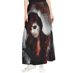 Melancholy Autumn Maxi Chiffon Skirt by MRNStudios