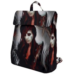 Melancholy Autumn Flap Top Backpack by MRNStudios