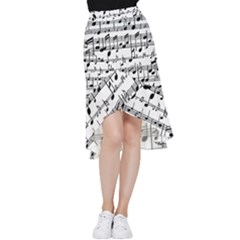 Harmonize Your Soul Frill Hi Low Chiffon Skirt by RiverRootz