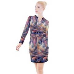 Fa1b89bd-d225-4e0a-b736-7b40b9a60316 Button Long Sleeve Dress by RiverRootz