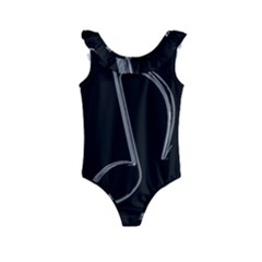 Eighth Note 8e245177-3b01-46c5-8203-b2dfeddb6d62 Kids  Frill Swimsuit by RiverRootz