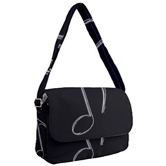 Eighth Note 8e245177-3b01-46c5-8203-b2dfeddb6d62 Courier Bag by RiverRootz